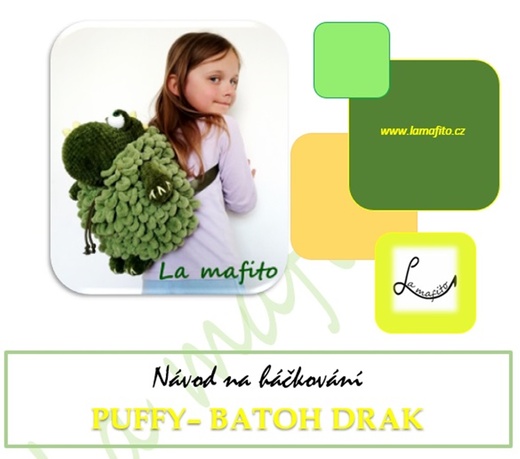 Puffy batoh drak -návod-